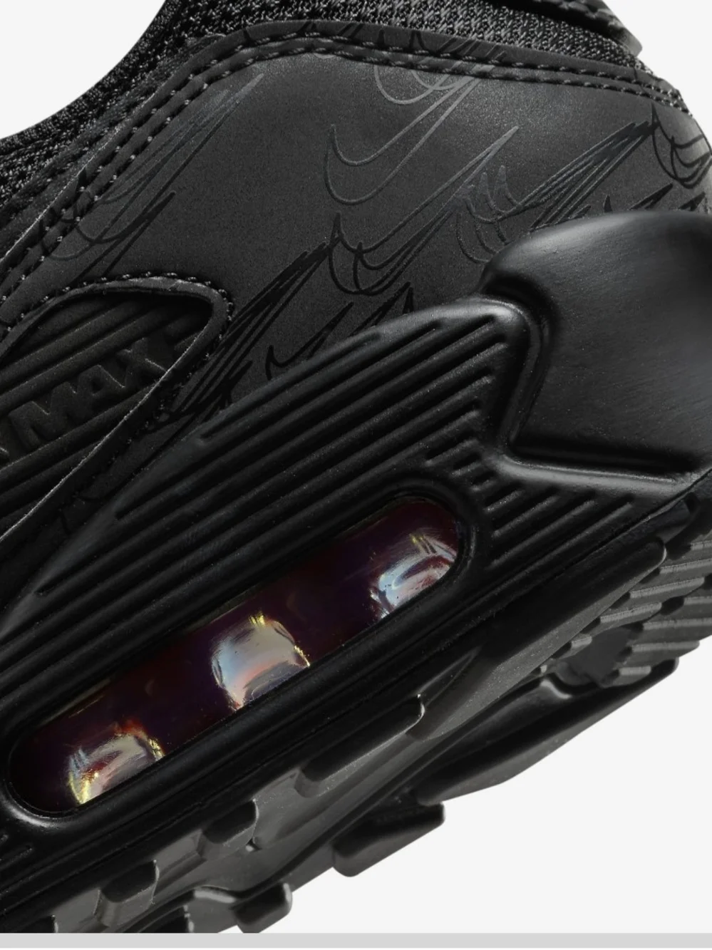 Nike Air Max Men's Black Low-Top Sneakers Size 11 New In Box.